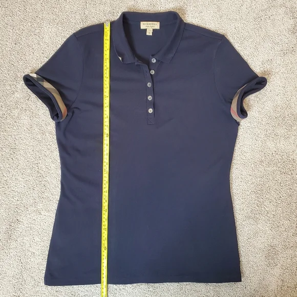 Burberry Polo Shirt XL Blue - Picture 8 of 9